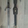 Antique Brazilian Model 1908 Mauser Bayonet with Brass Scabbard & Leather Frog Image 2