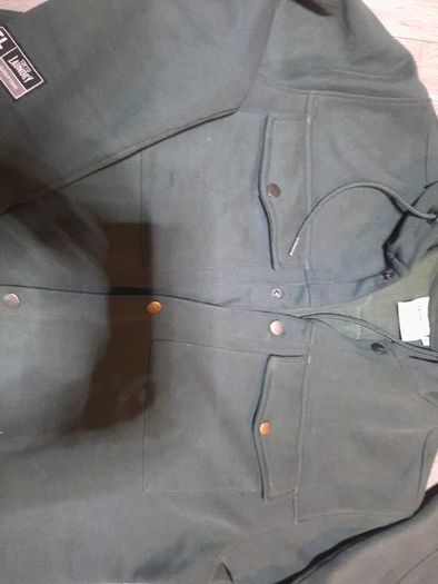 Green hooded fleece jacket from tokyo laundry