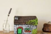 handcrafted tiny wooden cottage!