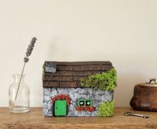 handcrafted tiny wooden cottage!