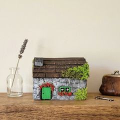handcrafted tiny wooden cottage!