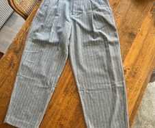 Part Two grey pinstripe trousers
