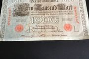 Very Rare 1910 German Banknote 1000 Mark