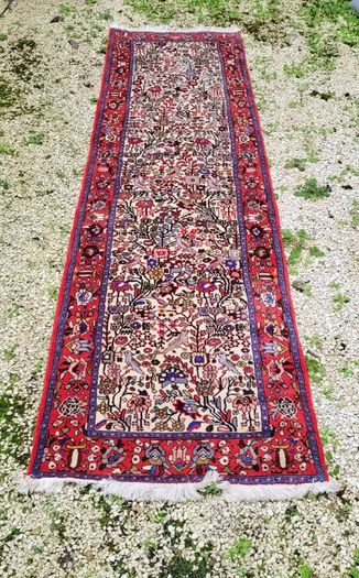 Vintage 9ft persian rudbar runner