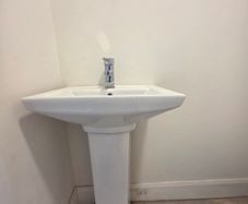 Bathroom Pedestal Sink  and Chrome Tap Brand New