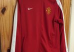 Manchester United Tracksuit Top Size Medium