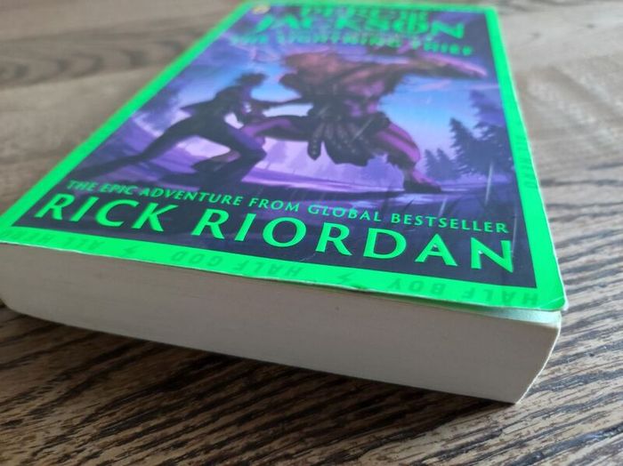 Percy Jackson and the Lightning Thief (Book 1) by Rick Riordan , Age 9+
