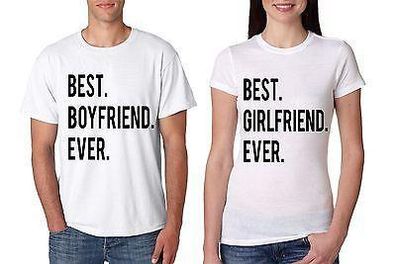 Best Boyfriend Best Girlfriend Ever Couple T-Shirt valentines day gift present