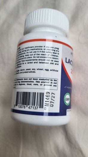 Lactoferrin, 250 mg, 60 Capsules