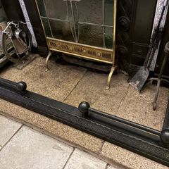 Iron fire fender