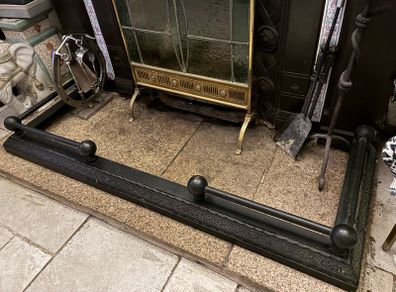Iron fire fender