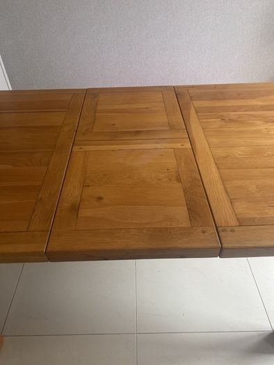 Solid wood table
