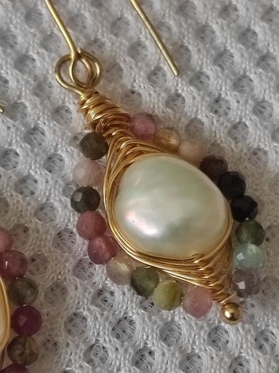 Pearl earrings