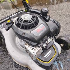 Self propelled lawnmower and strimmer bundle plus extras