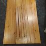 Pine dining table and chairs set Image 4