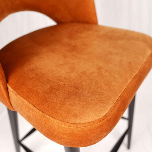 Crimson Forge Bar Stool  Modern Counter Chair