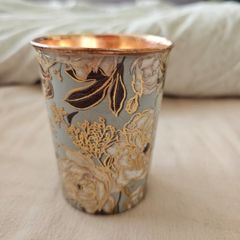 Antique Pure Brass Jar with Two Glasses | Handcrafted Carved Design | Velvet Box | Perfect for Daily Use & Gifting