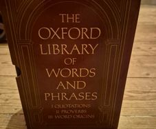 The oxford library book of words and phrases