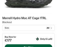 NEW Merrell Hydro moc style sandals size 7