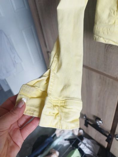Stradivarius ombre yellow jacket size 6/8 worn once