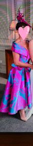 Mother of the Bride dress and hat