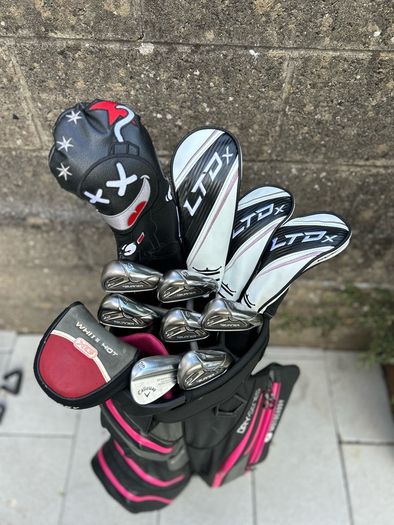 Full set of ladies golf clubs
