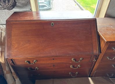 Antique Mahogany Secretaire