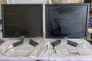 2 x Identical 17 inch Dell Monitors, Model E178FPv, both in very good condition, VGA connection