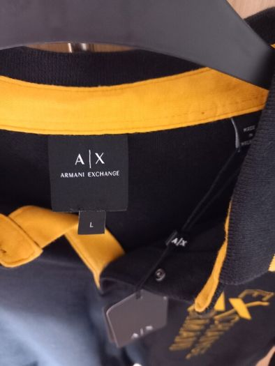 Mens A/X Armani Exchange Polo Top