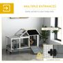 Wooden Rabbit Hutch, Guinea Pig Cage, with Removable Tray Image 5