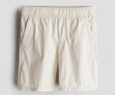 h &m Cotton pull-on shorts ligh beige 11-12 years