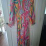 Multi coloured long dress Image 4