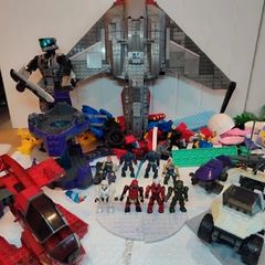 Mega Bloks Halo Bundle UNSC Vehicles Figures Incomplete Sets Warthog Shortsword Spartans Elites