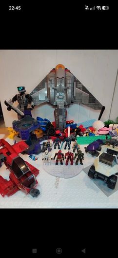 Mega Bloks Halo Bundle UNSC Vehicles Figures Incomplete Sets Warthog Shortsword Spartans Elites