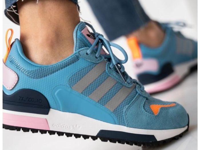 ADIDAS Women's  ZX700 blue mix trainers Sz 8 UK - RRP 149