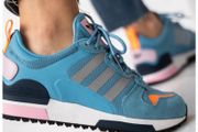 ADIDAS Women's  ZX700 blue mix trainers Sz 8 UK - RRP 149
