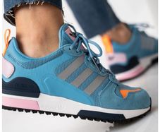 ADIDAS Women's  ZX700 blue mix trainers Sz 8 UK - RRP 149