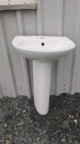 Sink and pedestal
