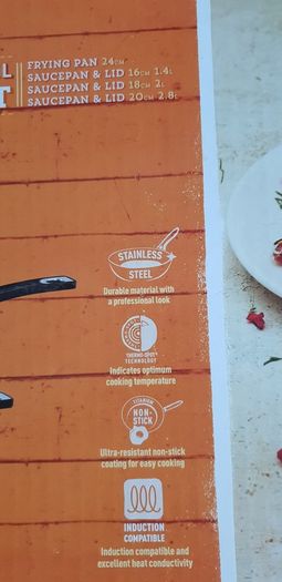 New Jamie Oliver Tefal Pots Pan Set