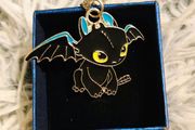 Flying Dragon Necklace Toothless Inspired How to Train Your Dragon Jewelry