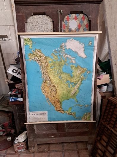 Vintage Map North America