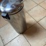 Chrome Colour Kitchen Waste Bin Image 3