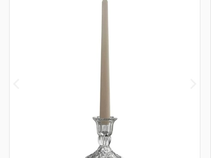 Galway Crystal Candle stick pair