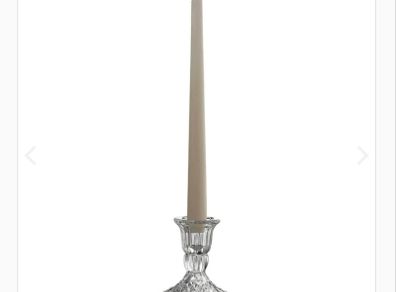 Galway Crystal Candle stick pair