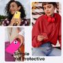 Liquid Silicone Case For Apple iPhone 14 Plus Luxury Thin Phone Cover Red Image 3