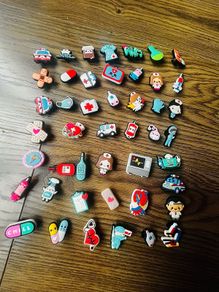 croc charms medical doctor nurse dentist hospital x 10