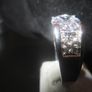 Gents Designer 18ct White Gold Filled Ring Image 8