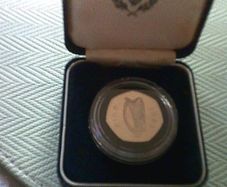 irish proof coin