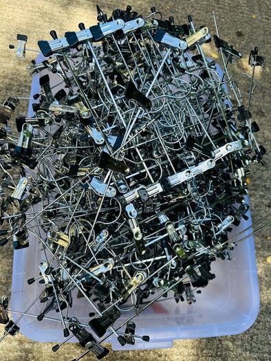 100 Silver Retail Hangers Job Lot - Larger Quantity Available