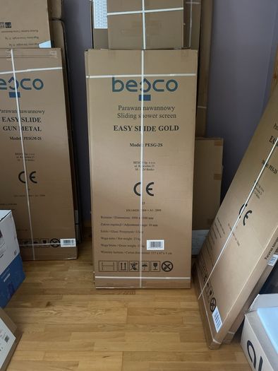 Bath Screen Gold Besco